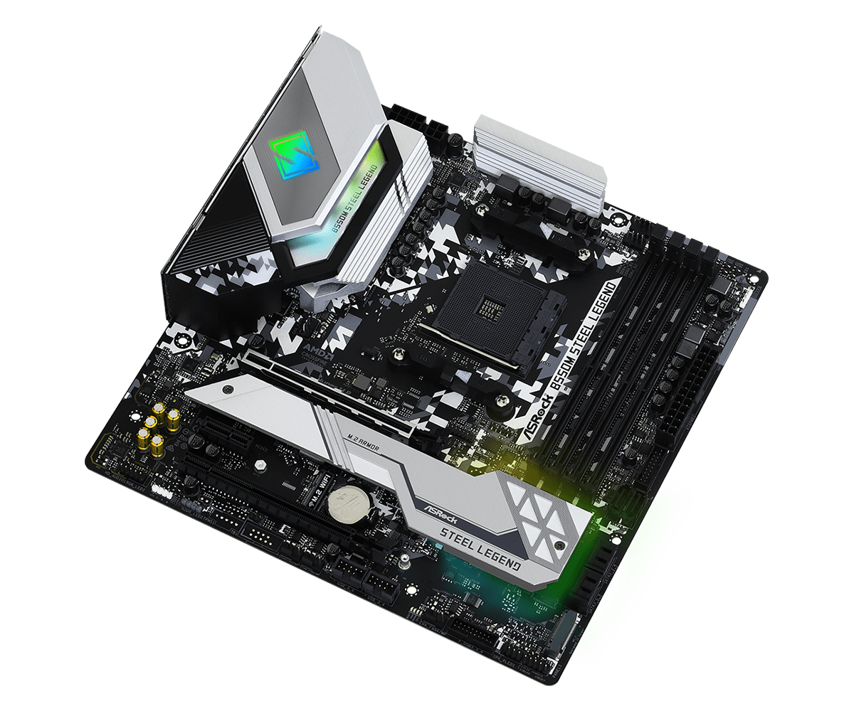 Asrock b550m steel legend совместимость оперативной памяти